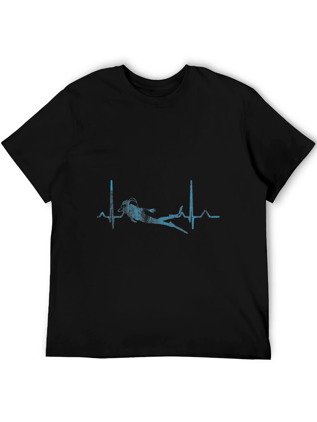 Scuba Diver Heartbeat T-Shirt
