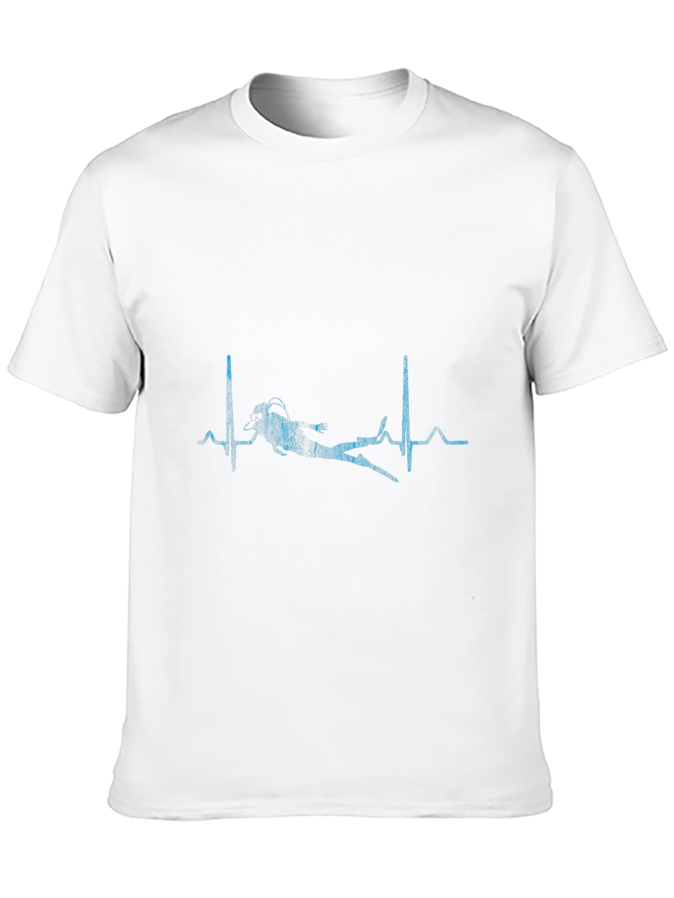 Scuba Diver Heartbeat T-Shirt