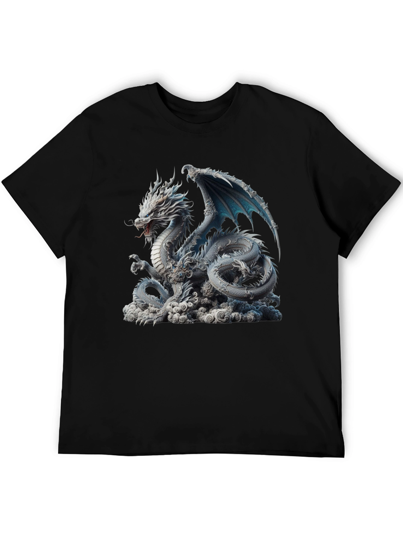 Dragon Graphic Print T-Shirt