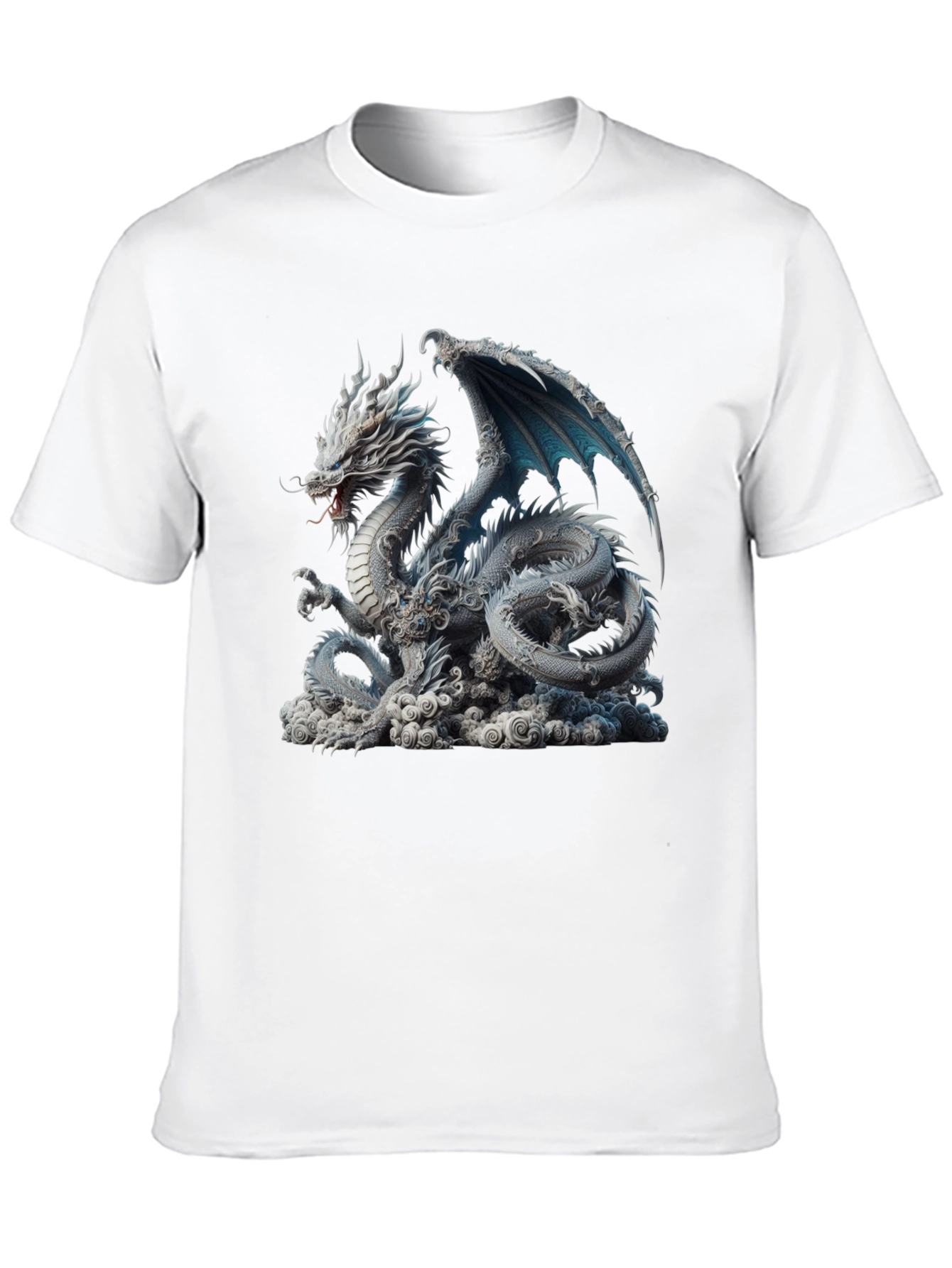 Dragon Graphic Print T-Shirt