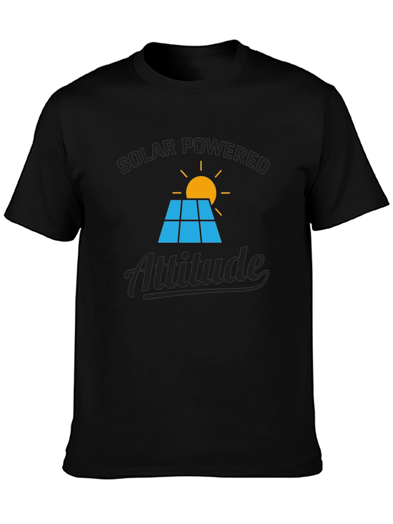 Solar Powered Attitude Graphic T-Shirt