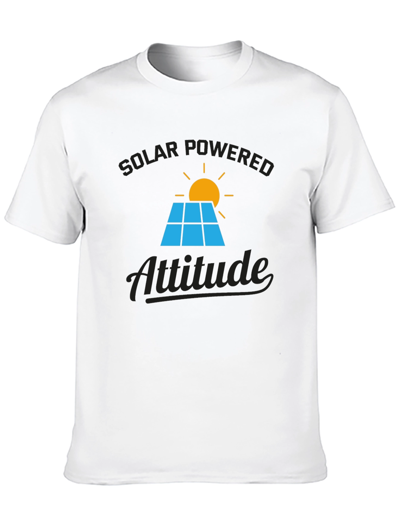 Solar Powered Attitude Graphic T-Shirt