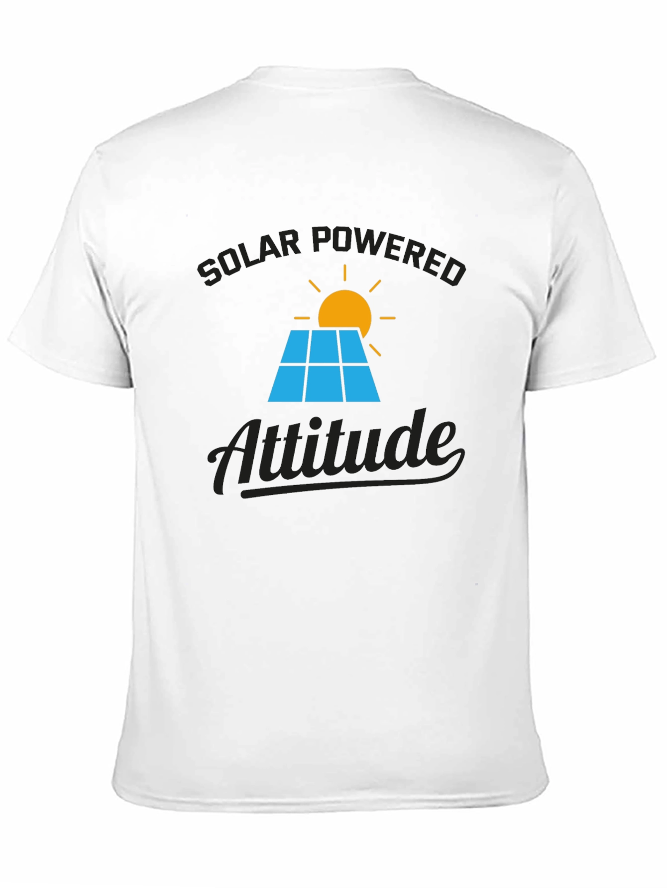 Solar Powered Attitude Graphic T-Shirt