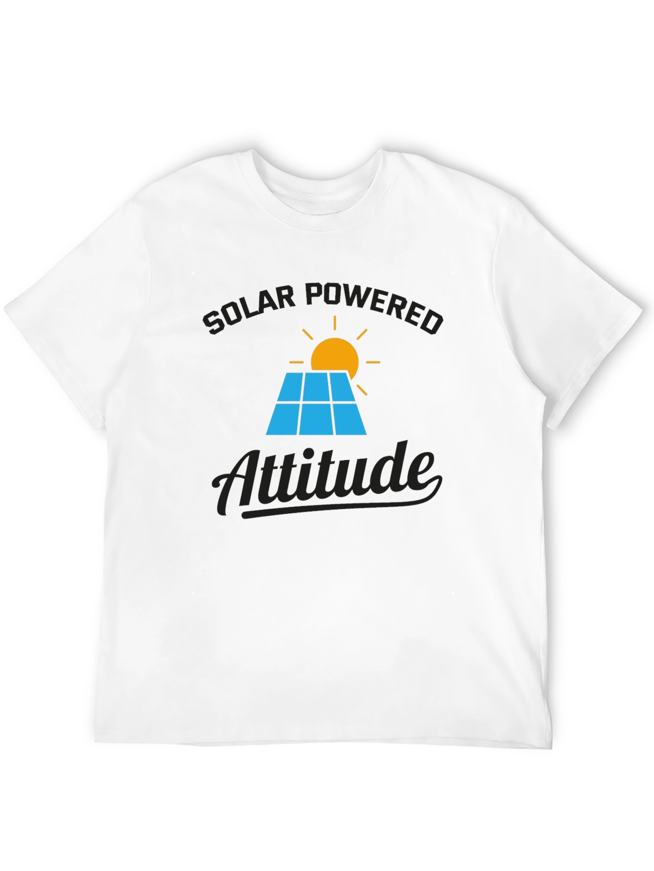 Solar Powered Attitude Graphic T-Shirt