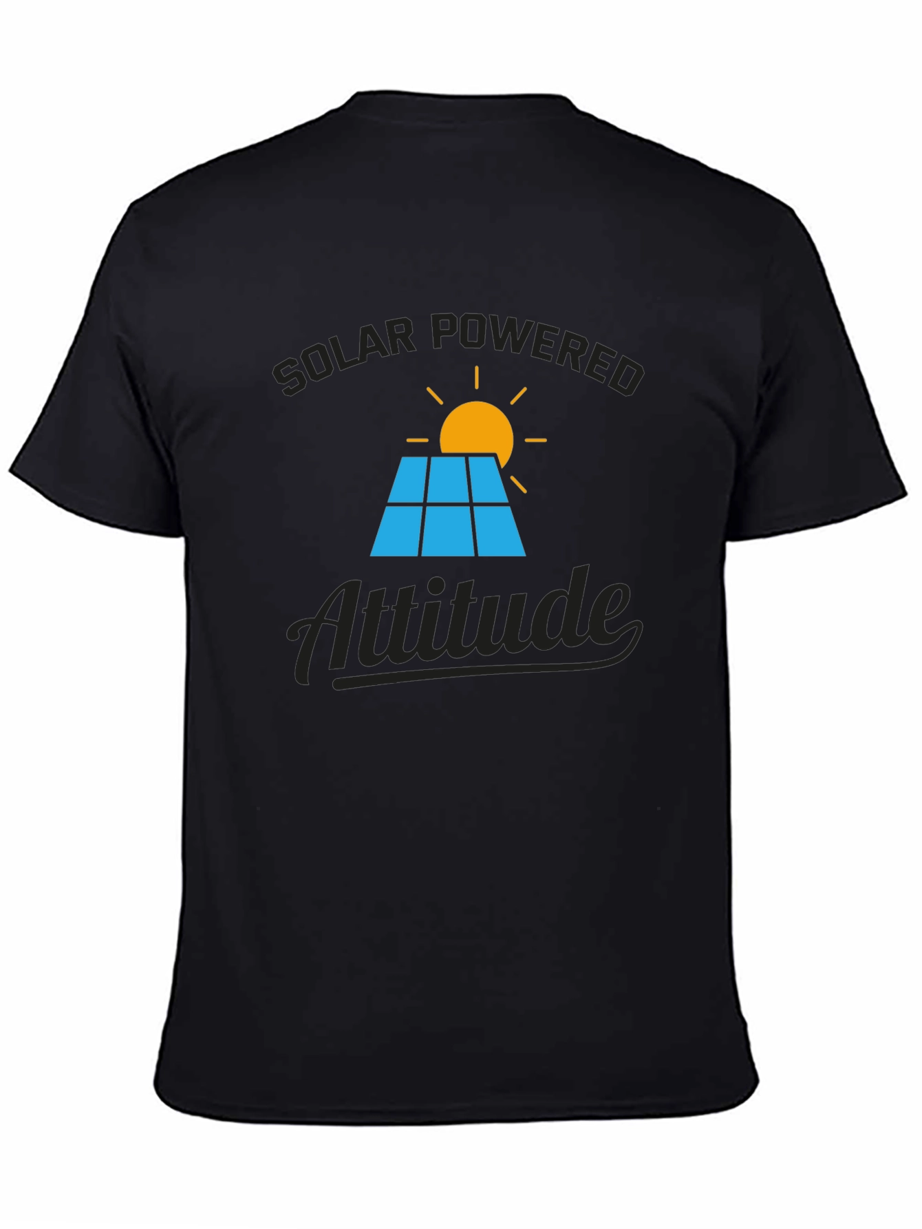 Solar Powered Attitude Graphic T-Shirt