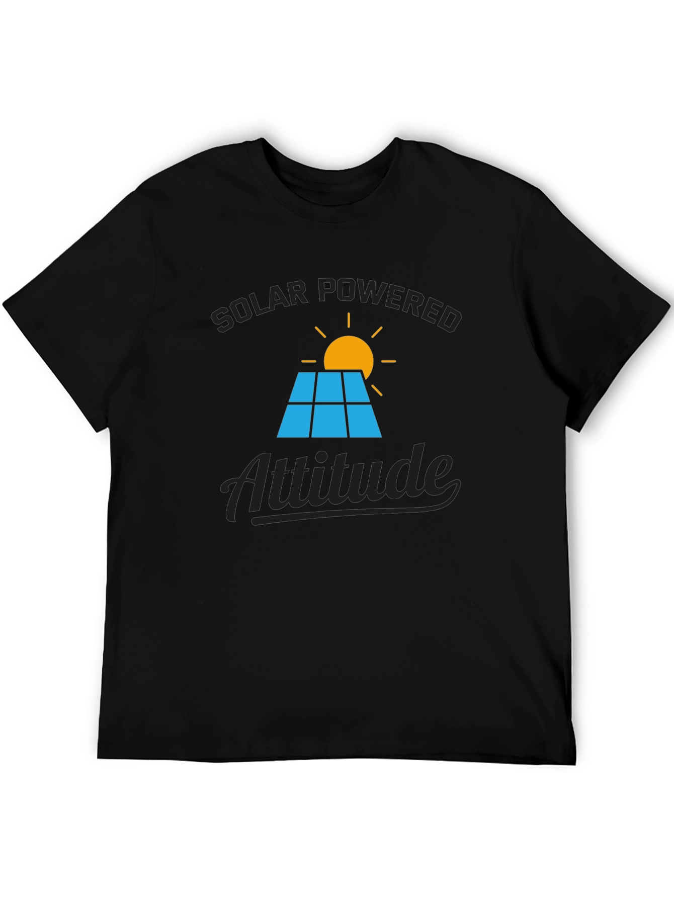 Solar Powered Attitude Graphic T-Shirt