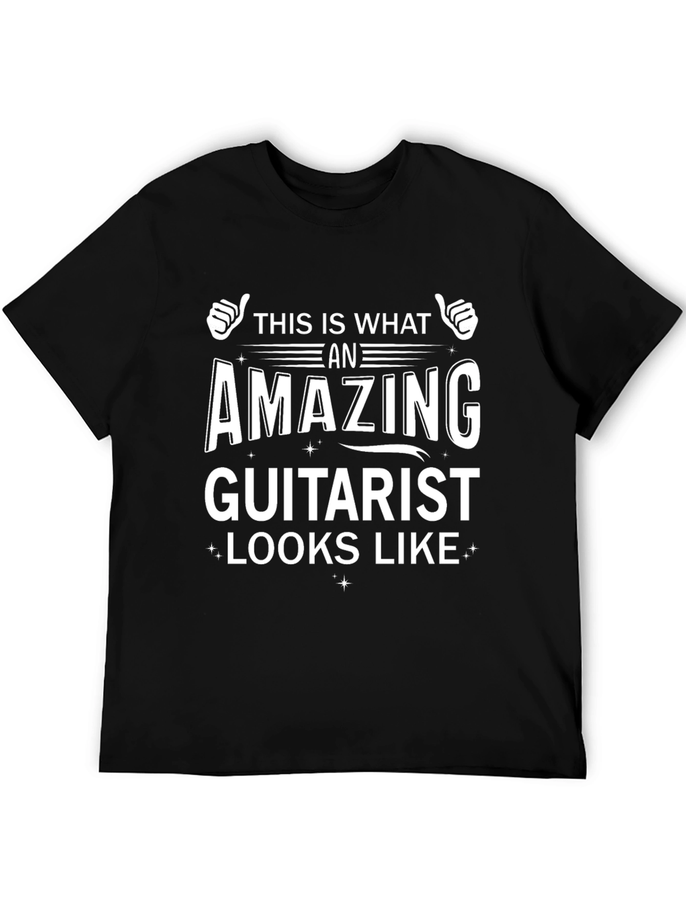 Amazing Guitarist T-Shirt - Black Graphic Tee