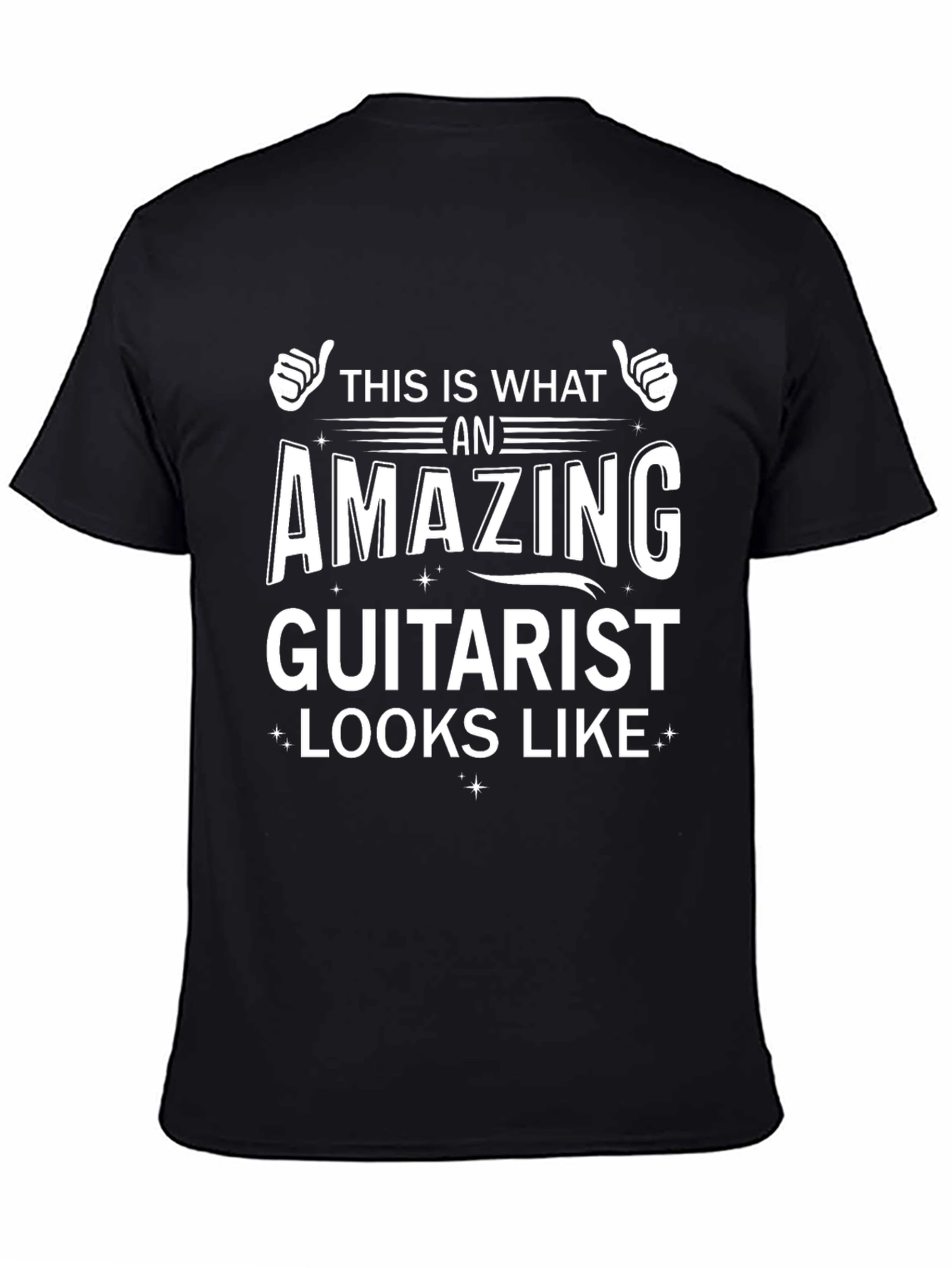 Amazing Guitarist T-Shirt - Black Graphic Tee