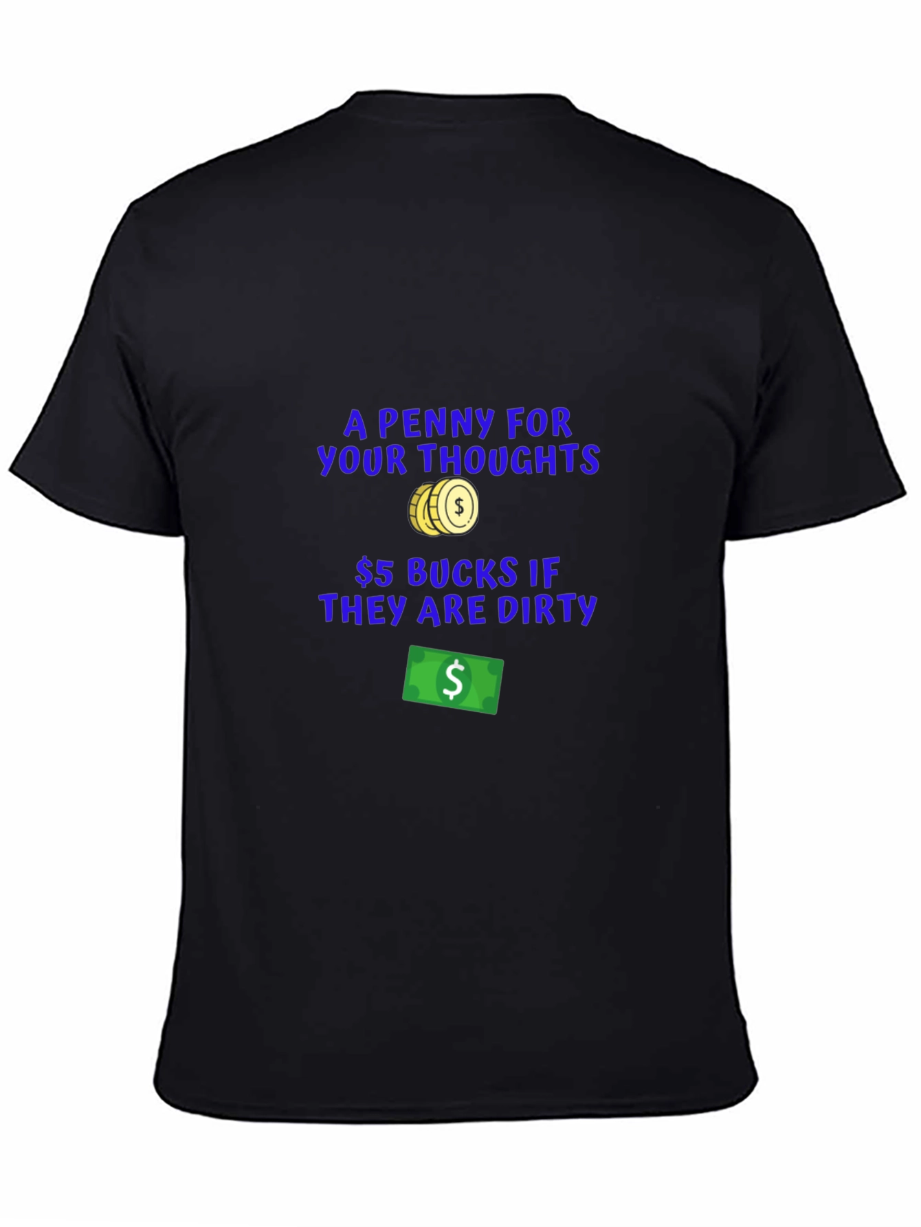 Funny Dirty Thoughts Graphic T-Shirt
