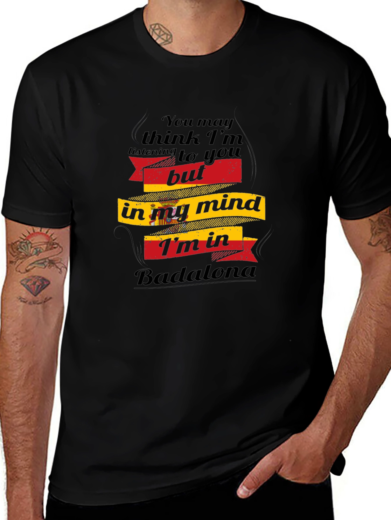 Badalona Mind T-Shirt - Funny Spain Vacation Souvenir Tee