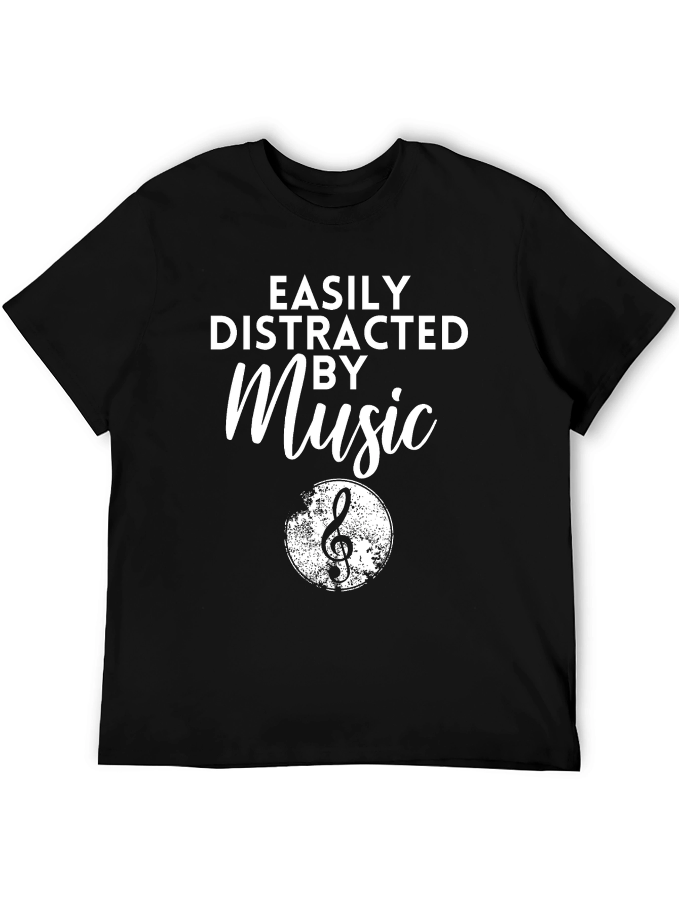Easily Distracted By Music Graphic Tee