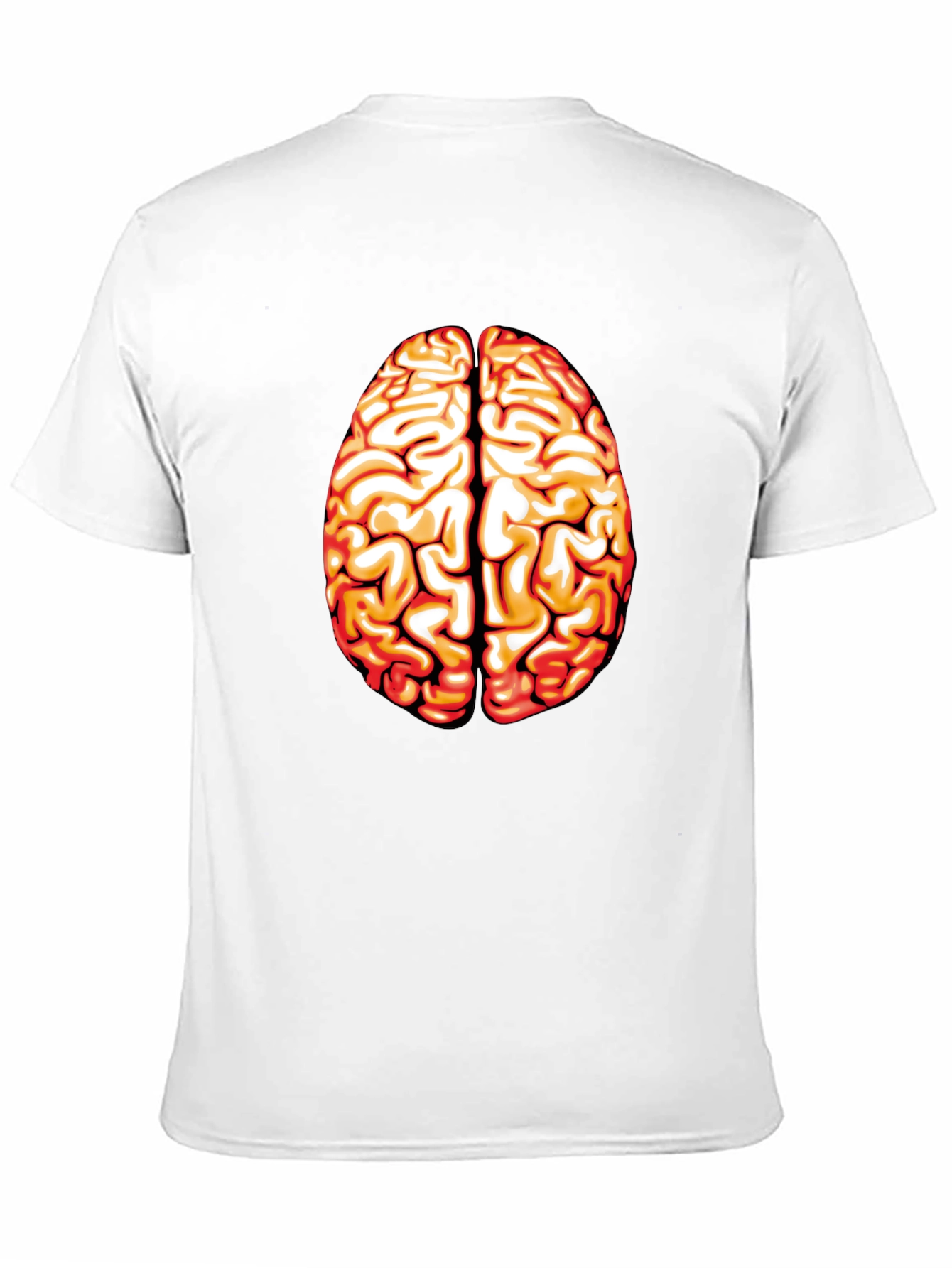 Brain Graphic T-Shirt - Black Cotton Tee