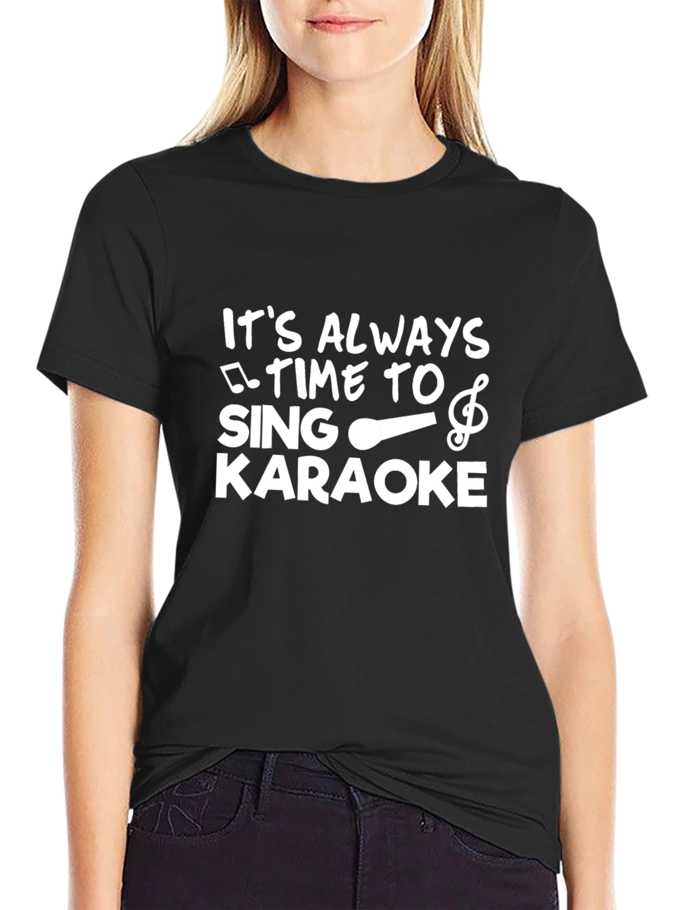 Karaoke Time Graphic T-Shirt - Sing Your Heart Out!