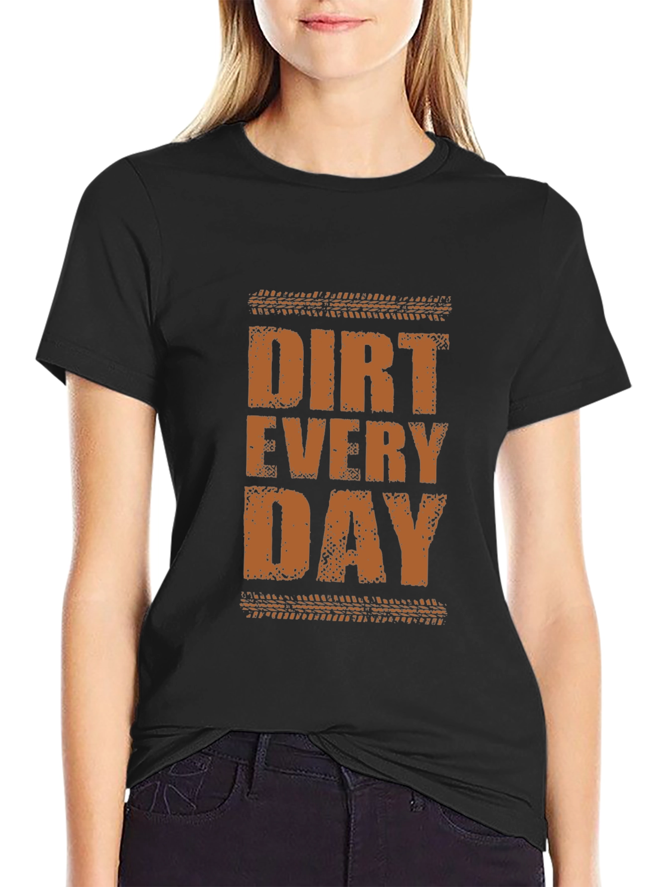 Dirt Every Day Black Graphic Tee