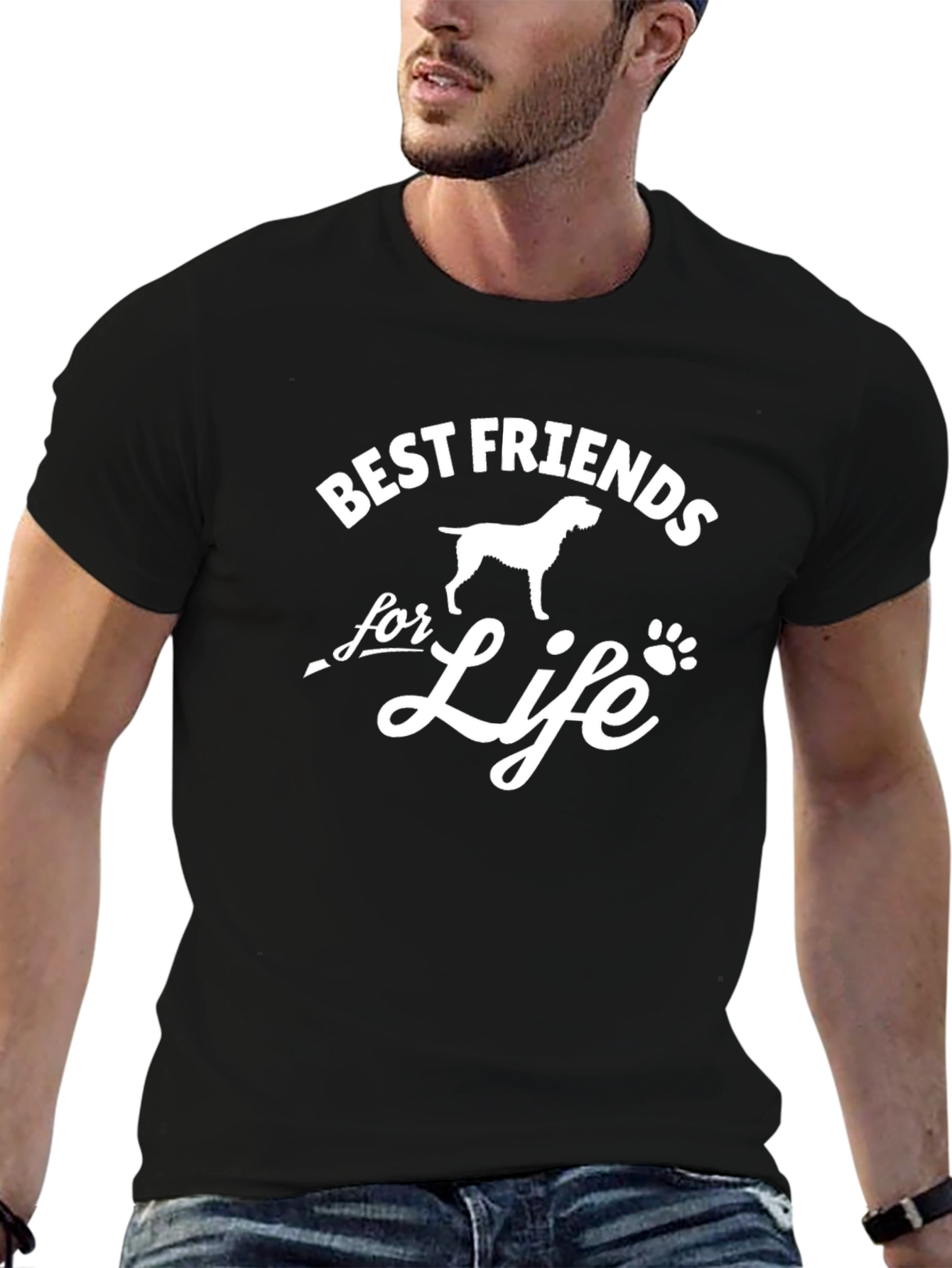 Best Friends for Life Dog T-Shirt