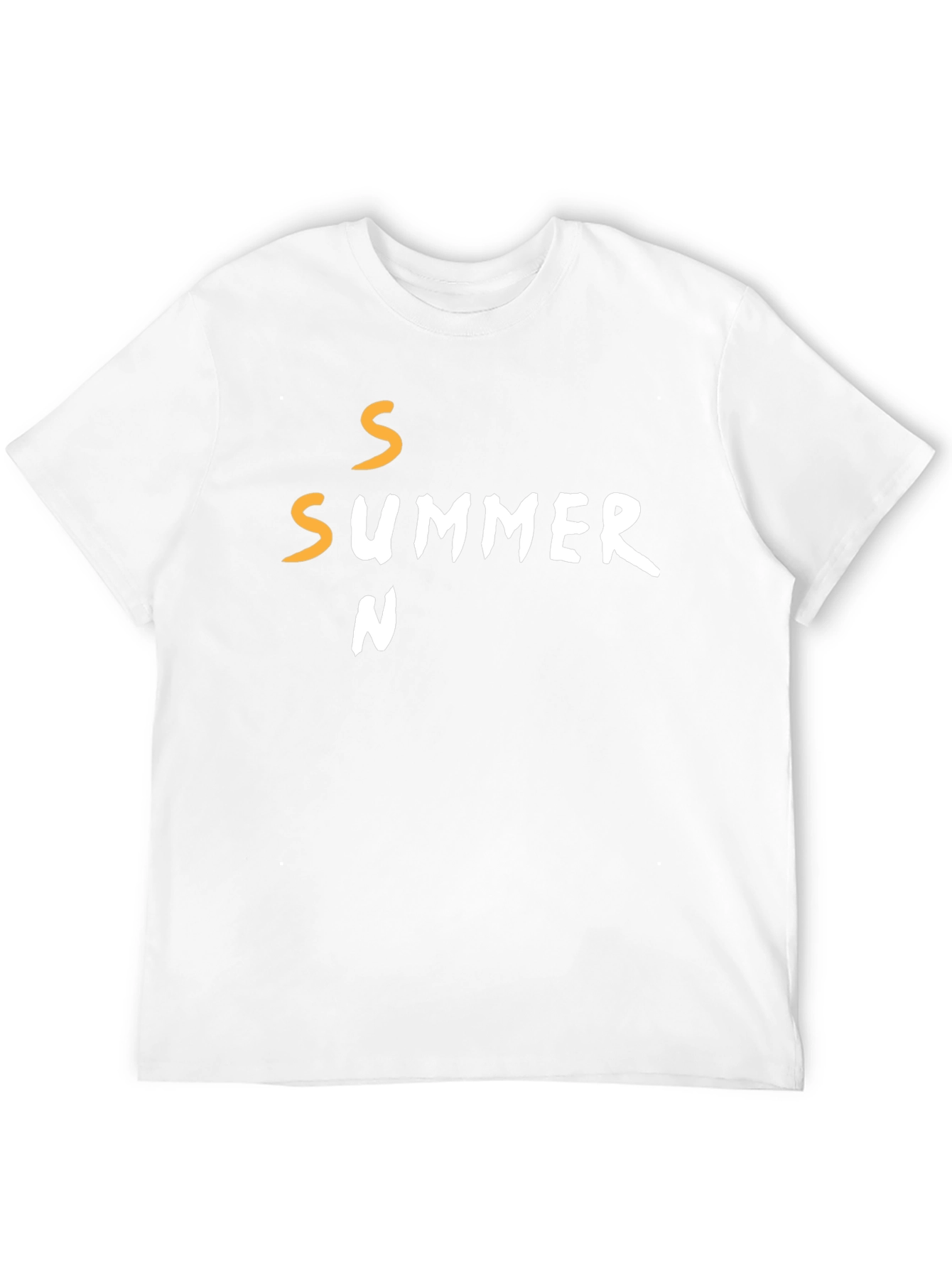 Summer Season Graphic T-Shirt - Casual Black Tee