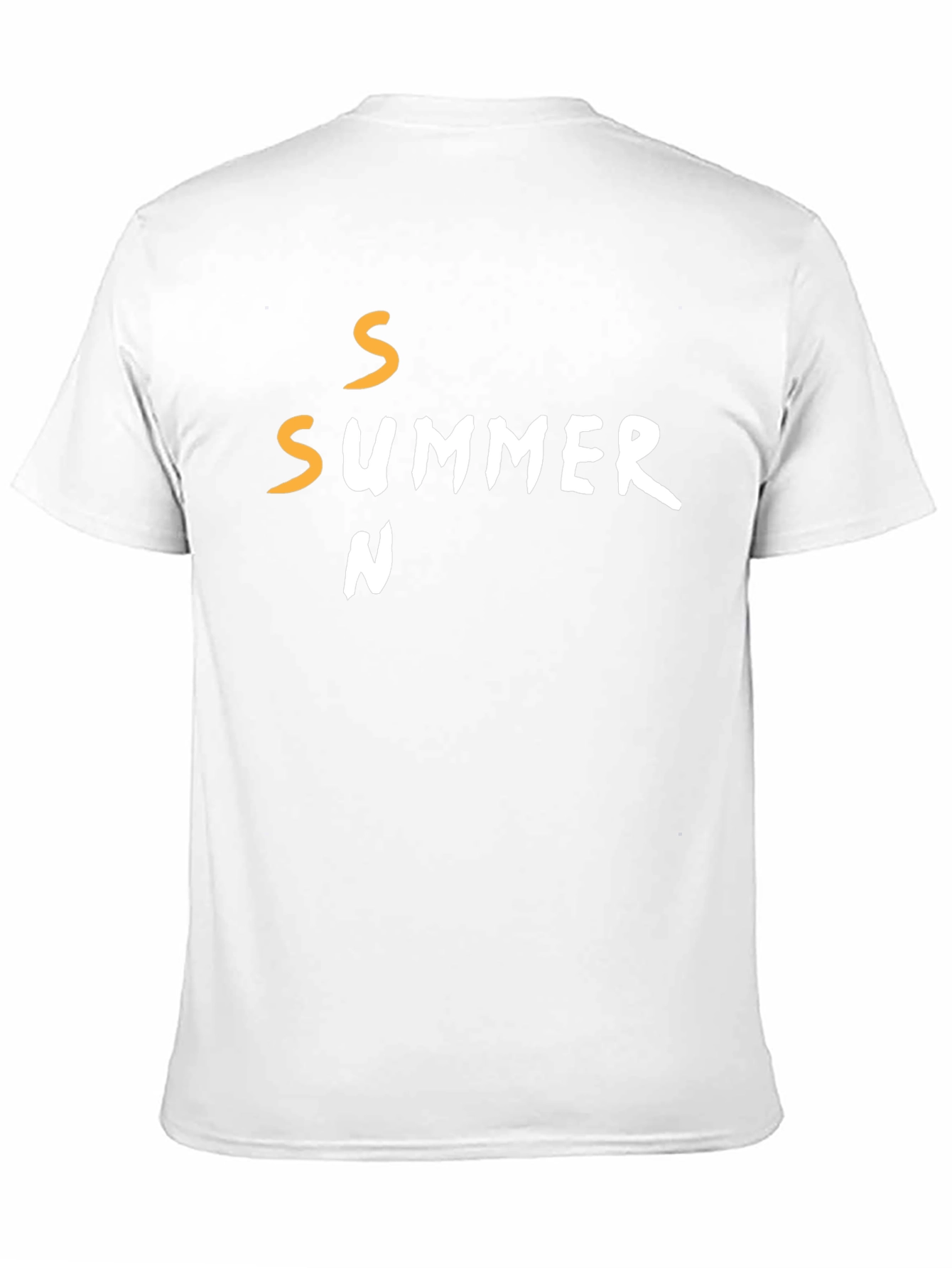 Summer Season Graphic T-Shirt - Casual Black Tee