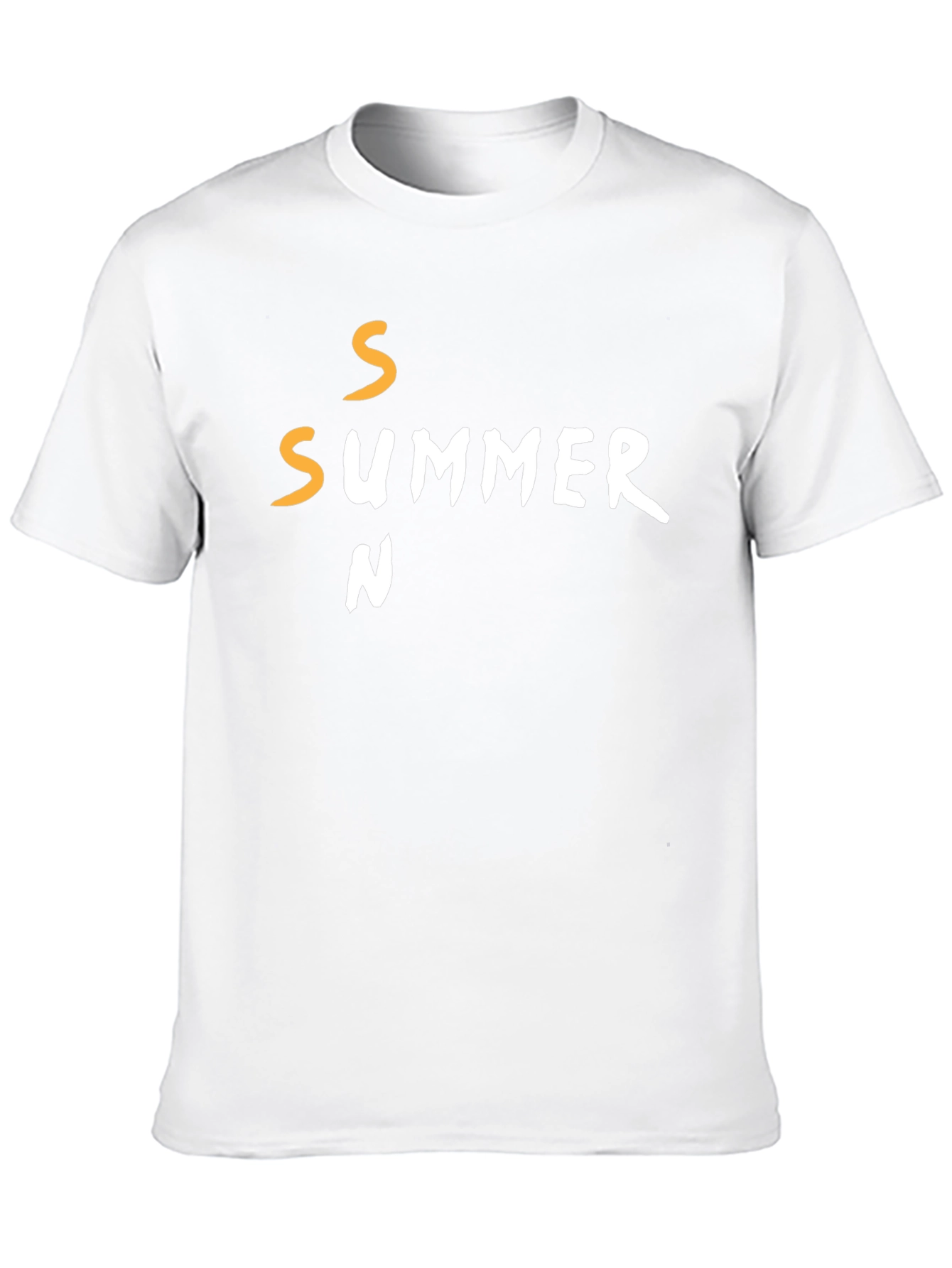 Summer Season Graphic T-Shirt - Casual Black Tee