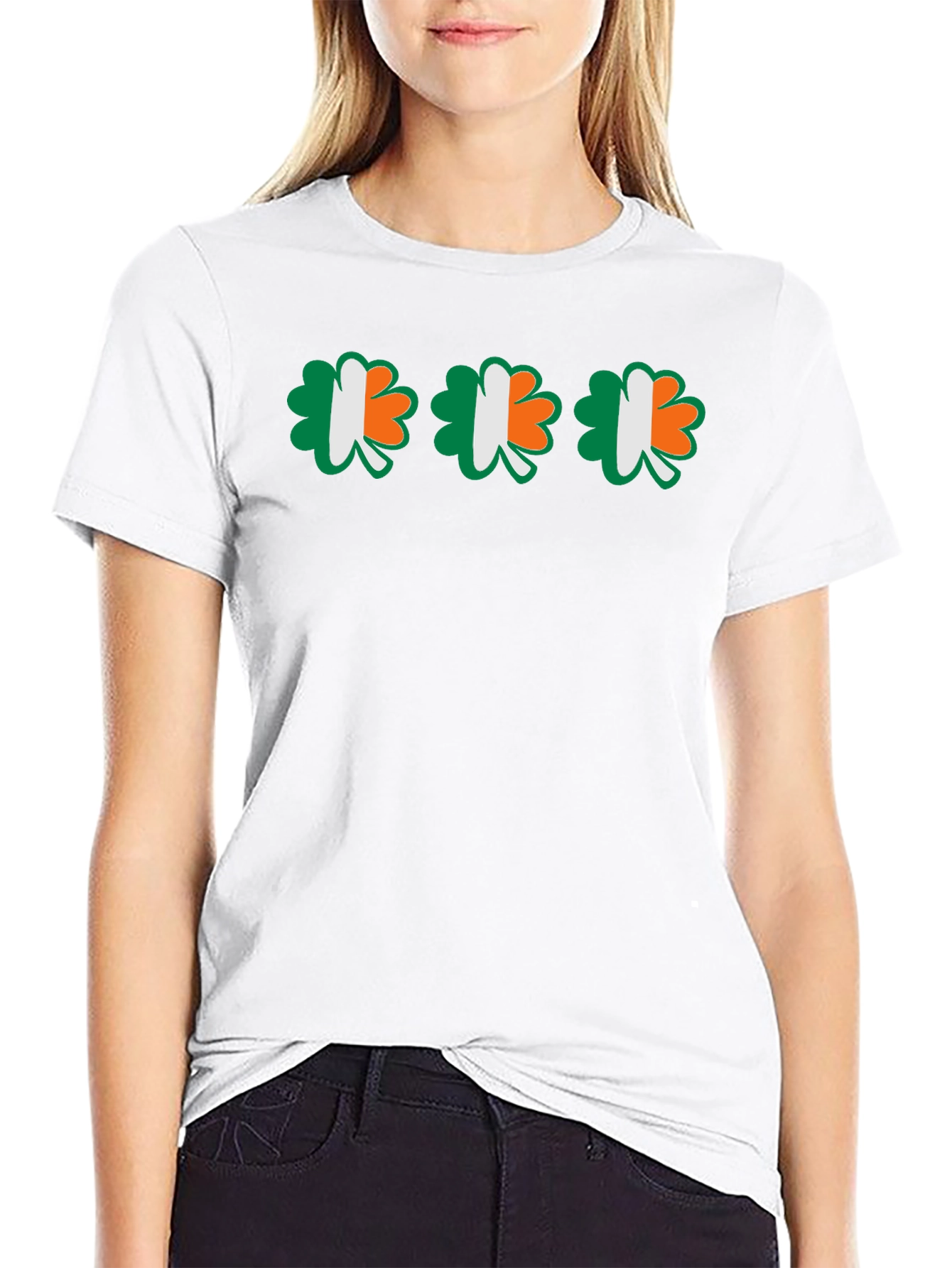 Irish Flag Shamrock T-Shirt