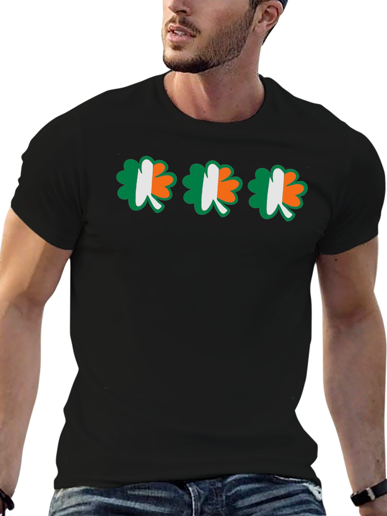 Irish Flag Shamrock T-Shirt