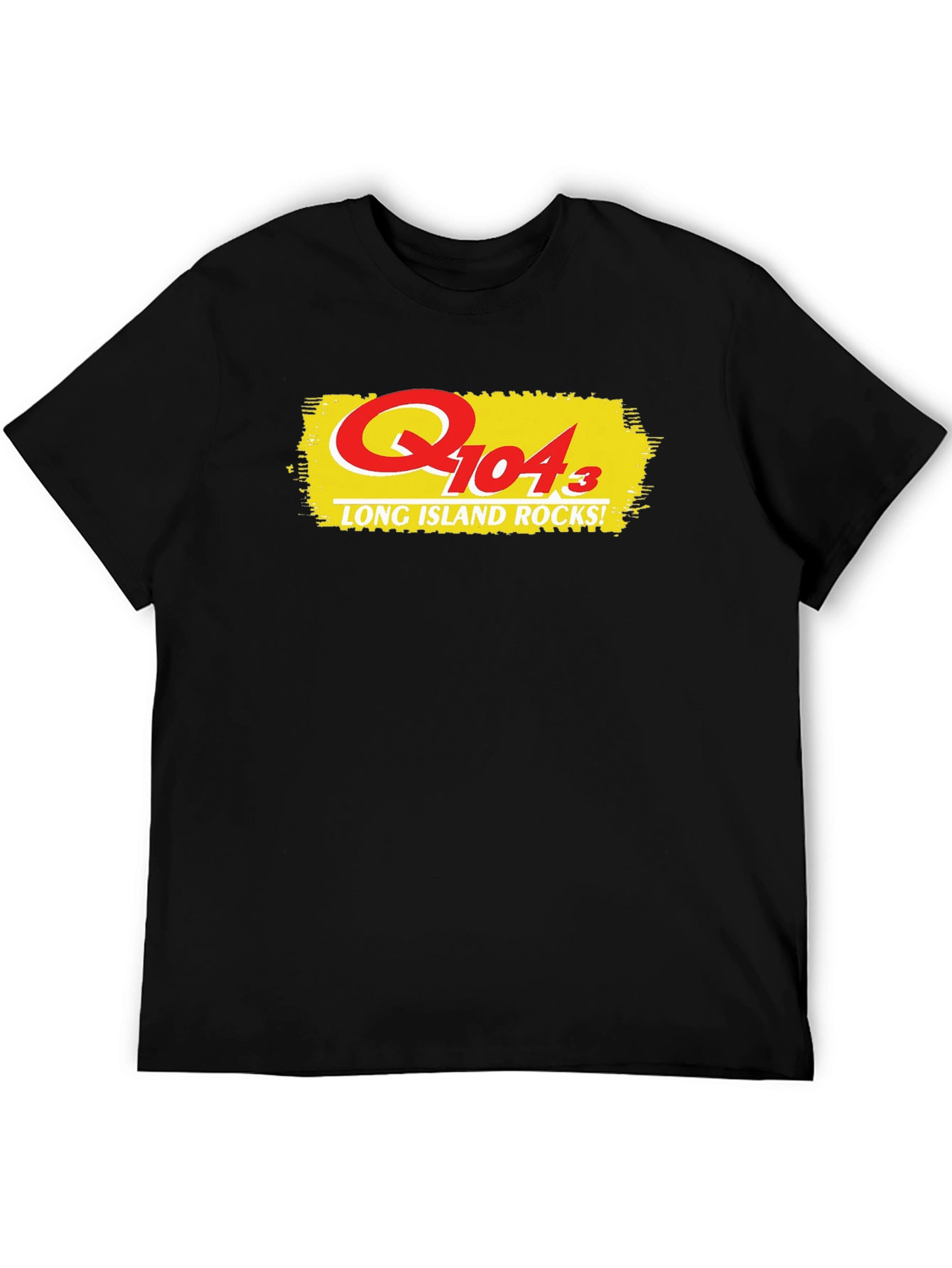 Q104.3 Long Island Rocks! Black T-Shirt