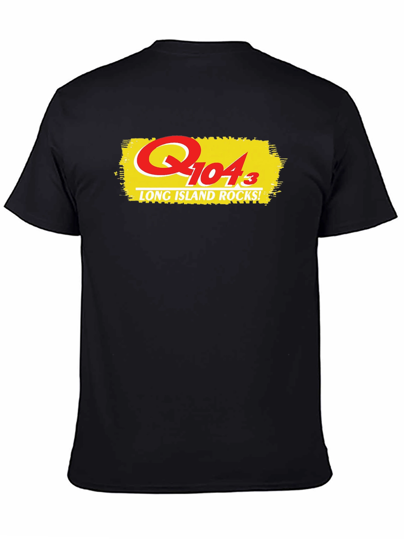 Q104.3 Long Island Rocks! Black T-Shirt