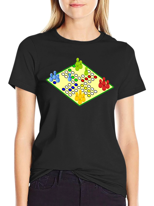 Ludo Board Game T-Shirt - Fun & Casual Wear