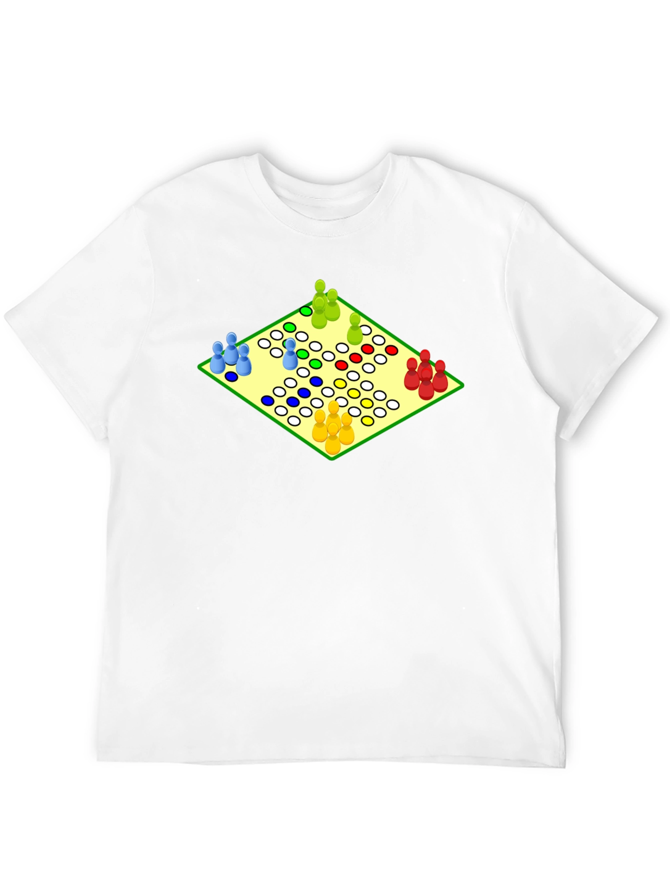 Ludo Board Game T-Shirt - Fun & Casual Wear