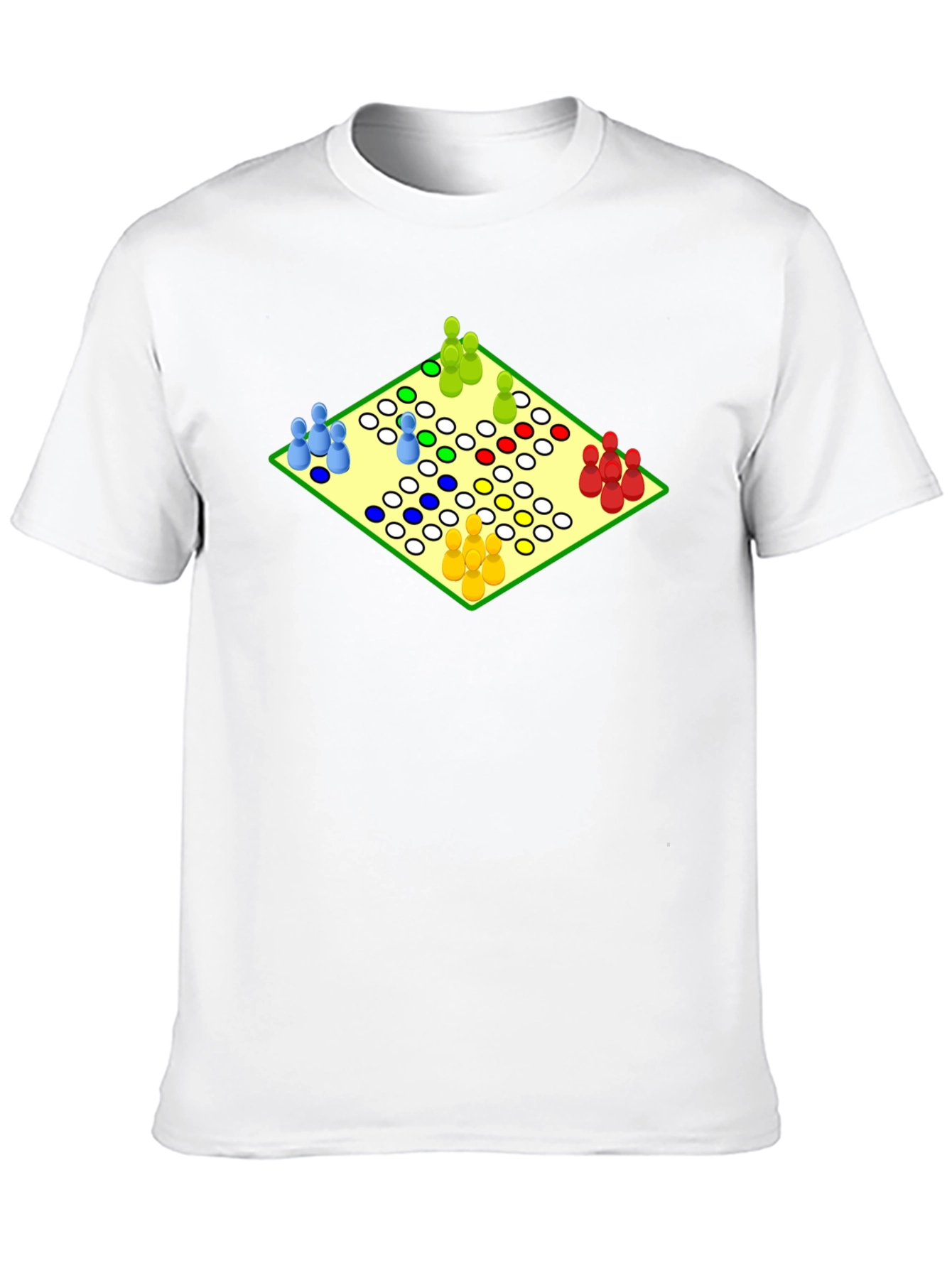 Ludo Board Game T-Shirt - Fun & Casual Wear