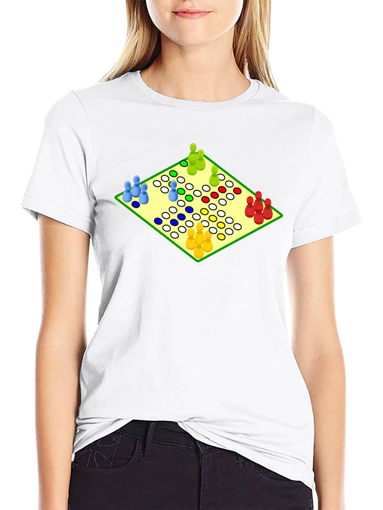 Ludo Board Game T-Shirt - Fun & Casual Wear