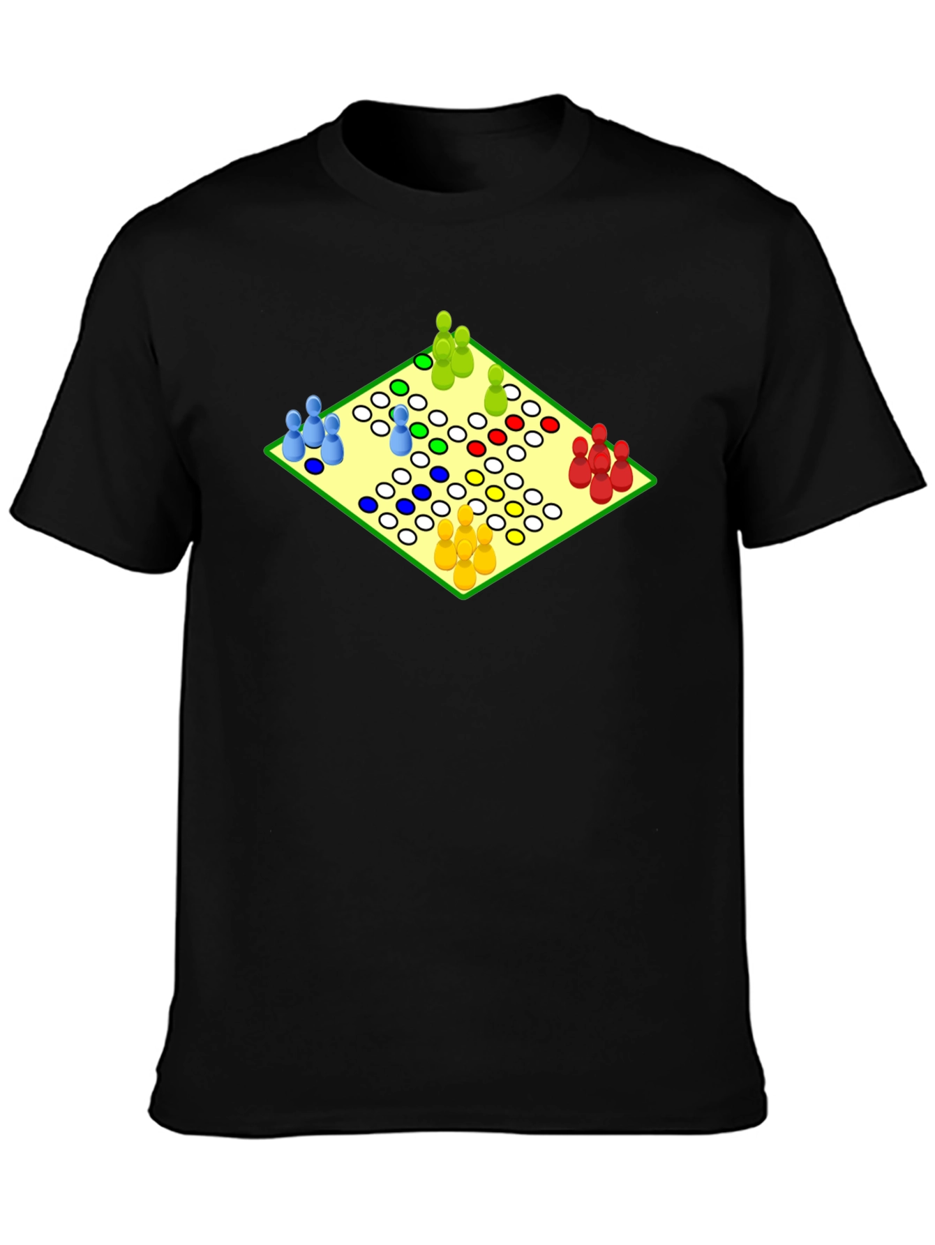 Ludo Board Game T-Shirt - Fun & Casual Wear