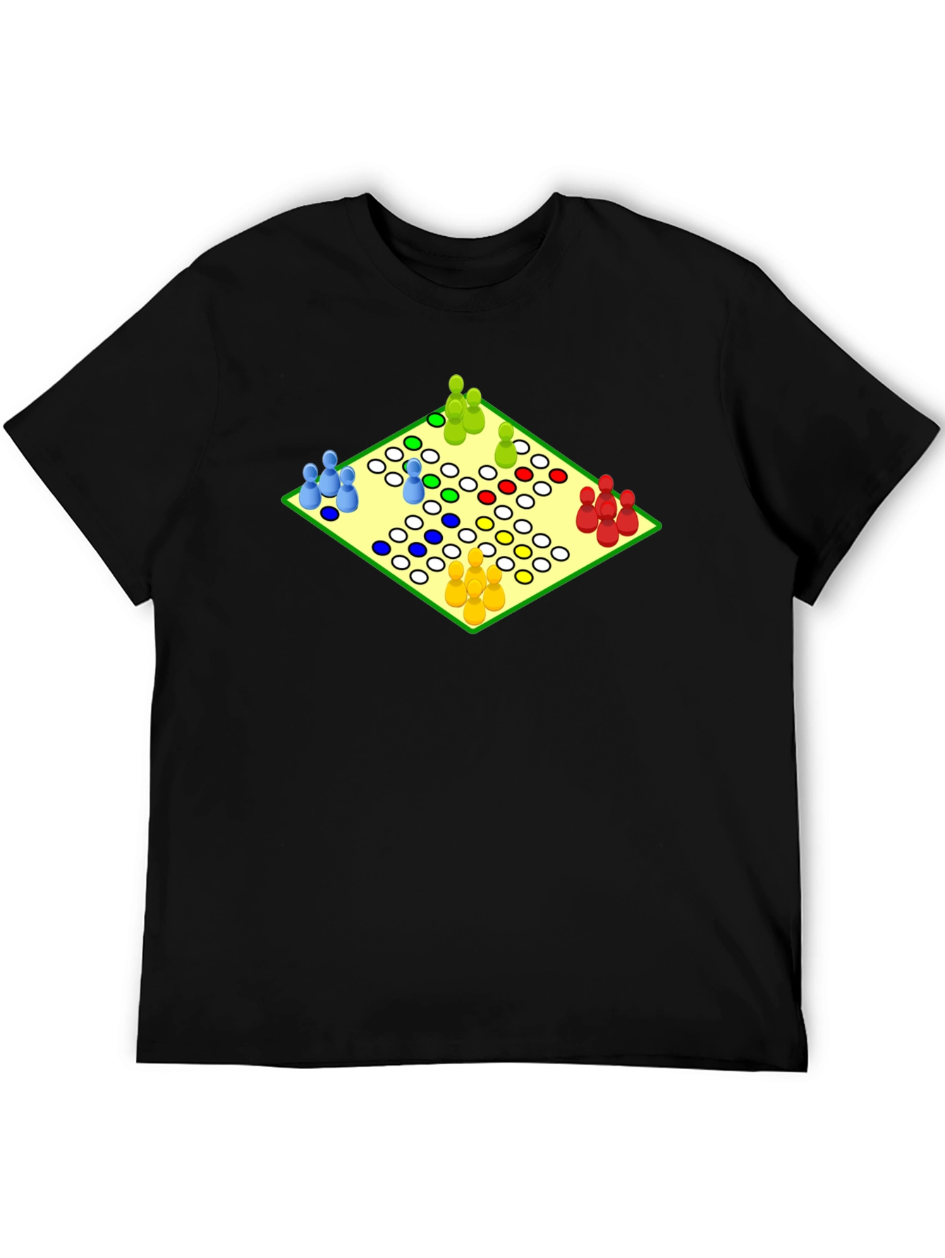 Ludo Board Game T-Shirt - Fun & Casual Wear