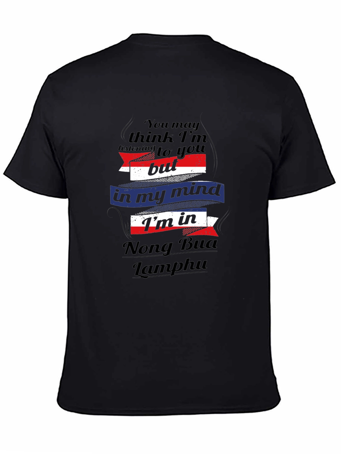 Nong Bua Lamphu T-Shirt - Mens Black Tee