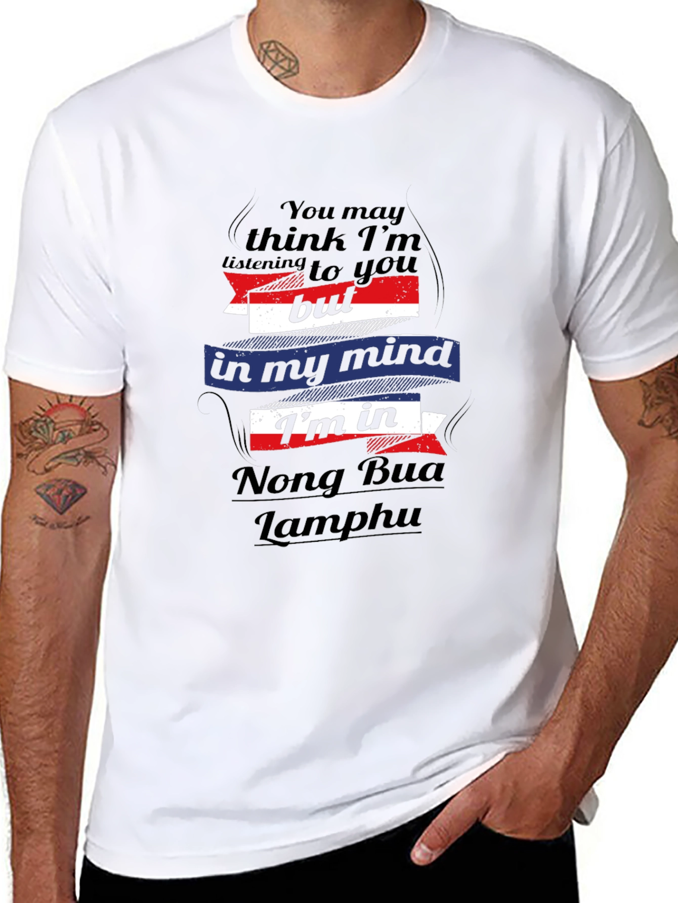 Nong Bua Lamphu T-Shirt - Mens Black Tee