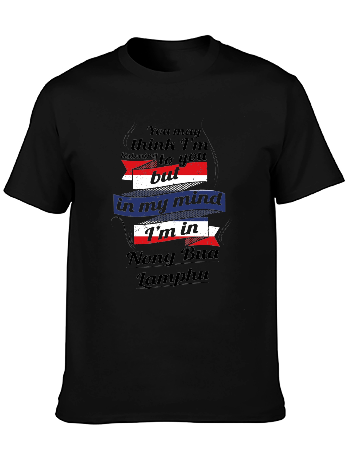 Nong Bua Lamphu T-Shirt - Mens Black Tee