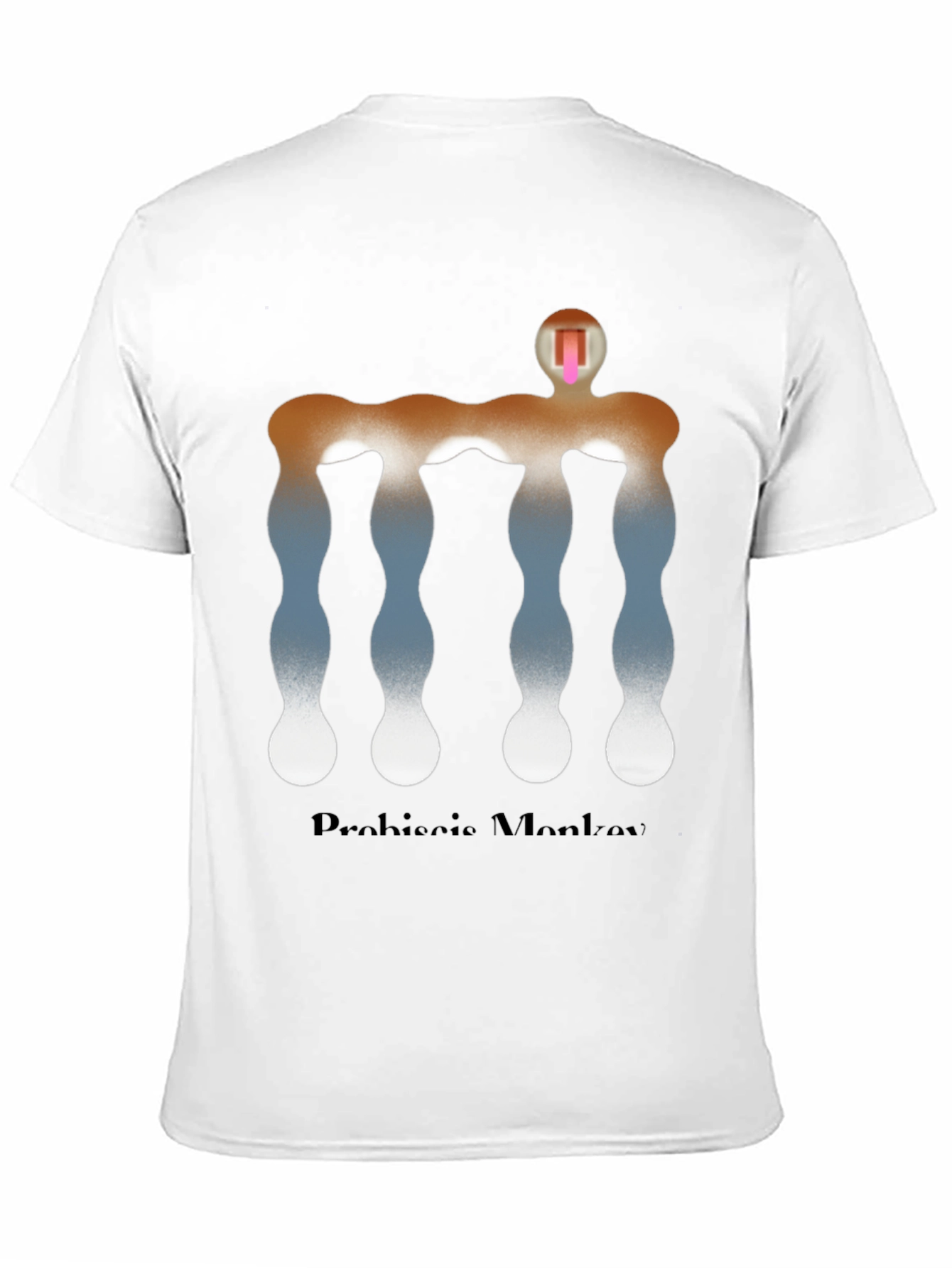 Proboscis Monkey Graphic T-Shirt - Modern Art Tee