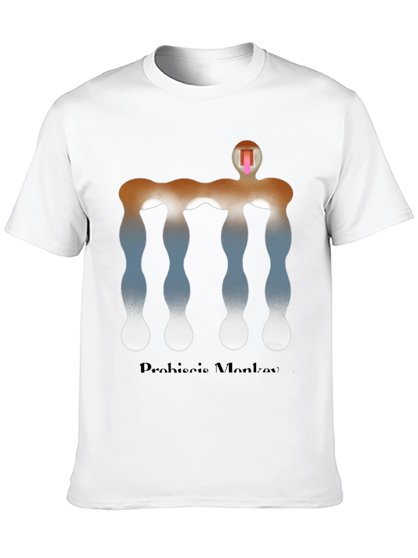 Proboscis Monkey Graphic T-Shirt - Modern Art Tee