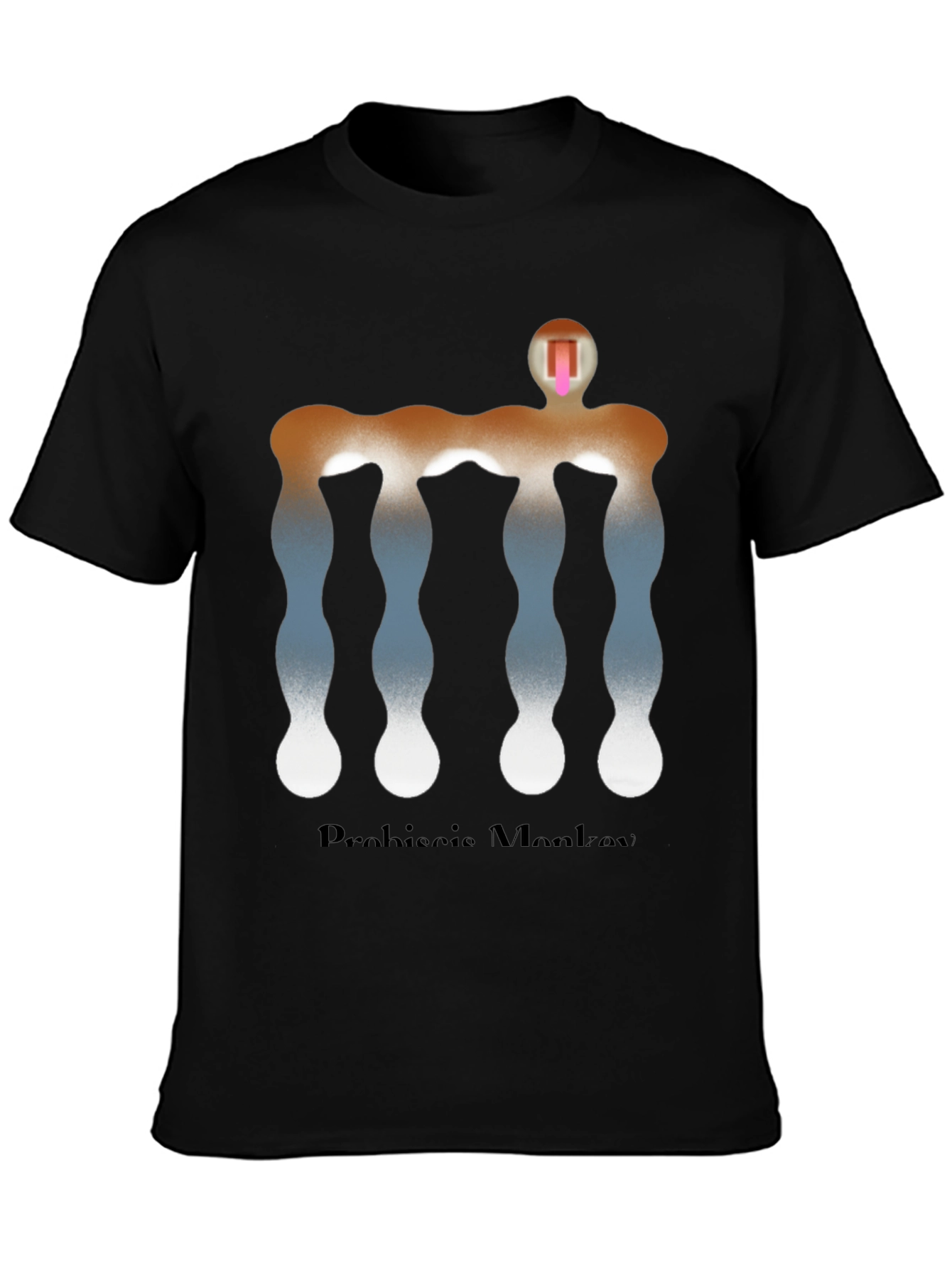 Proboscis Monkey Graphic T-Shirt - Modern Art Tee