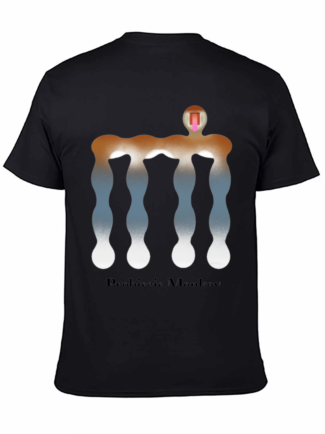 Proboscis Monkey Graphic T-Shirt - Modern Art Tee