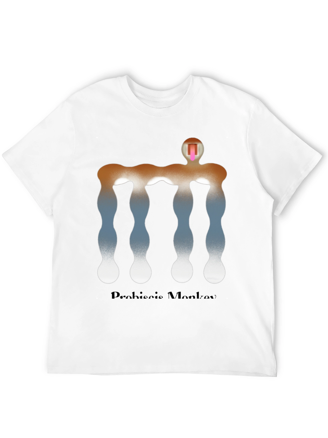 Proboscis Monkey Graphic T-Shirt - Modern Art Tee