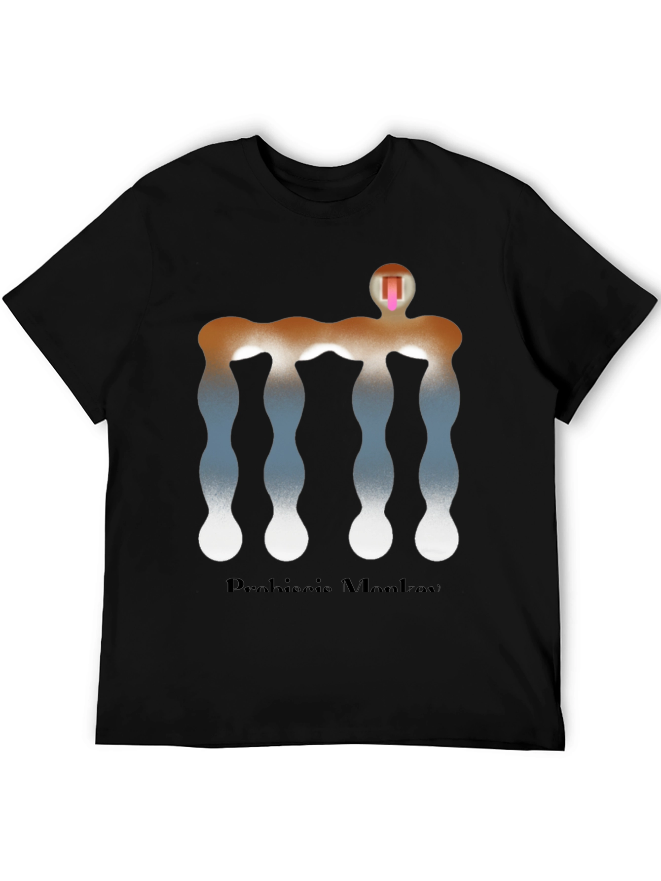 Proboscis Monkey Graphic T-Shirt - Modern Art Tee