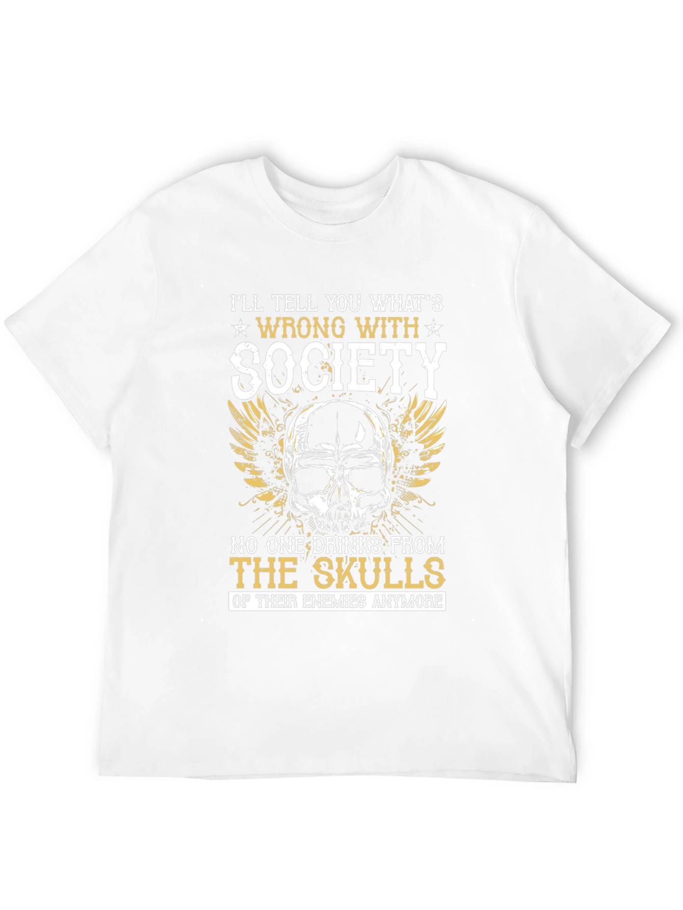 Skull Society T-Shirt - Edgy Graphic Tee