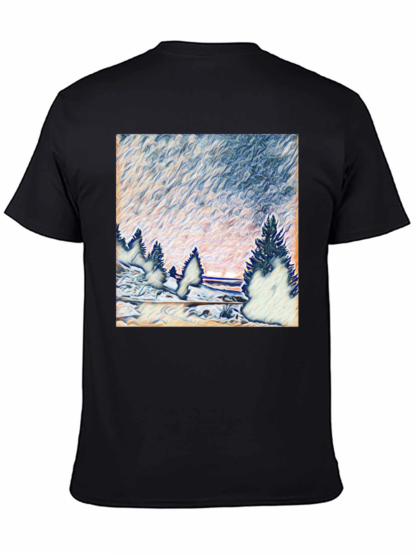 Winter Landscape Graphic T-Shirt
