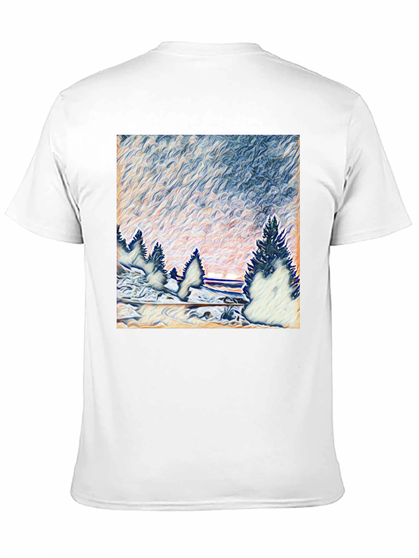 Winter Landscape Graphic T-Shirt