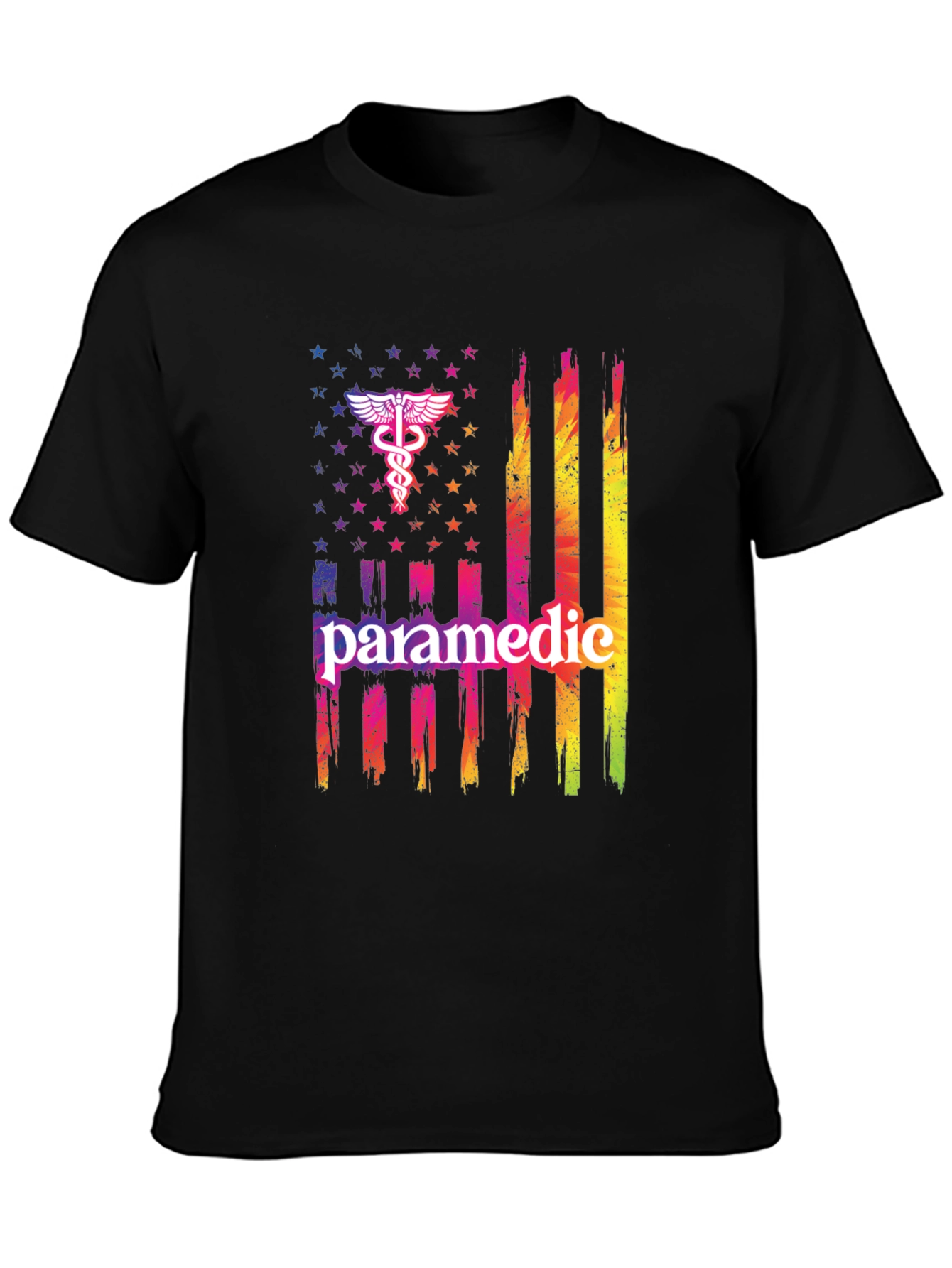 Paramedic American Flag T-Shirt