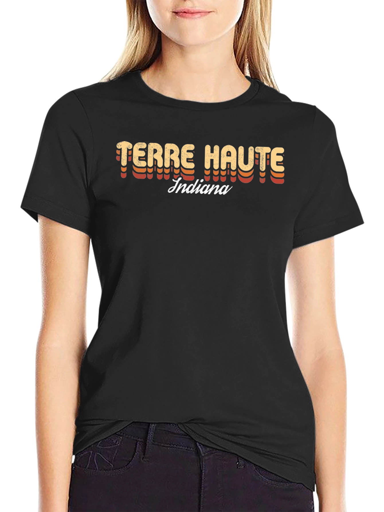 Terre Haute Indiana Retro Graphic T-Shirt