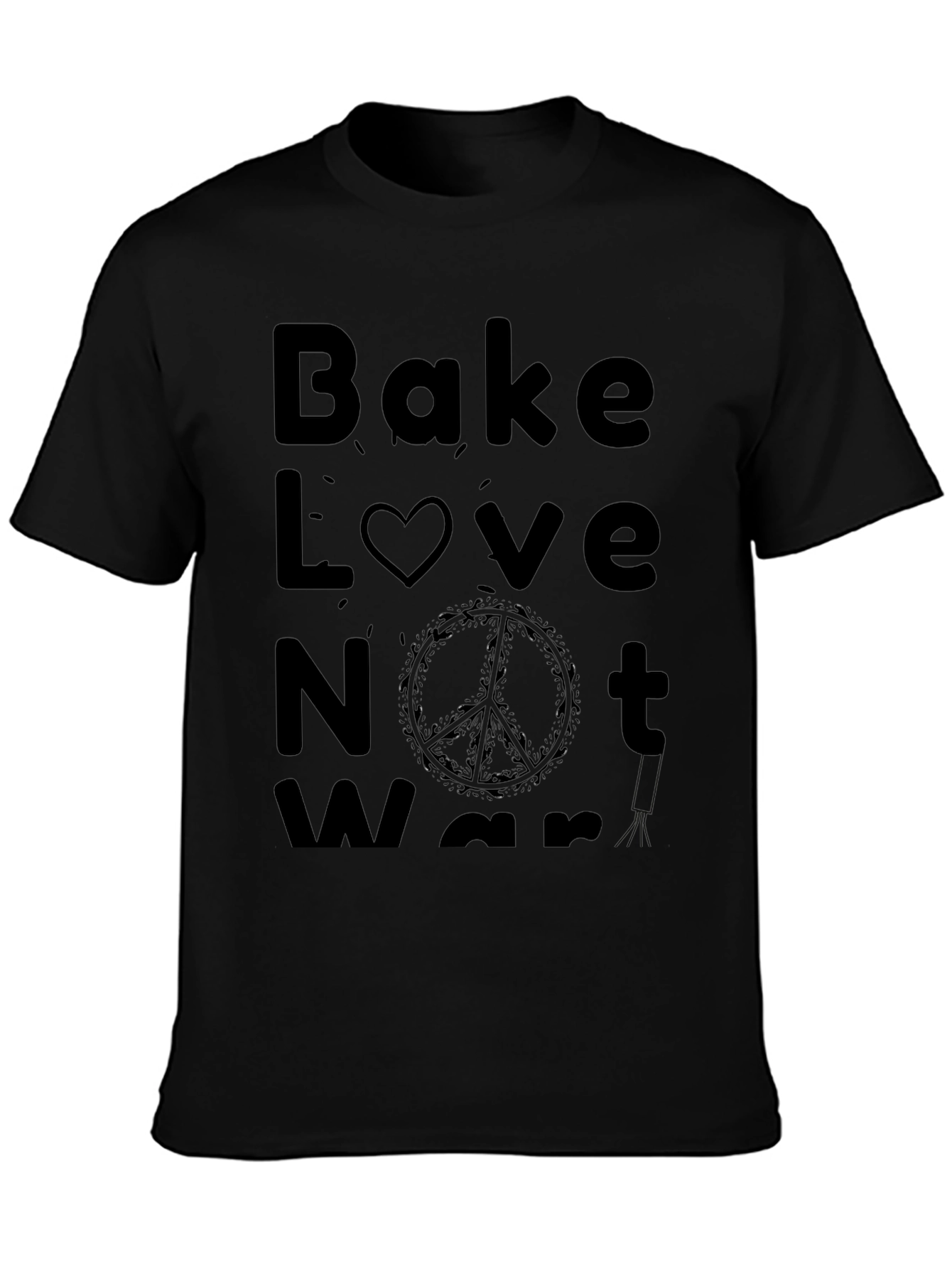 Bake Love Not War Graphic T-Shirt