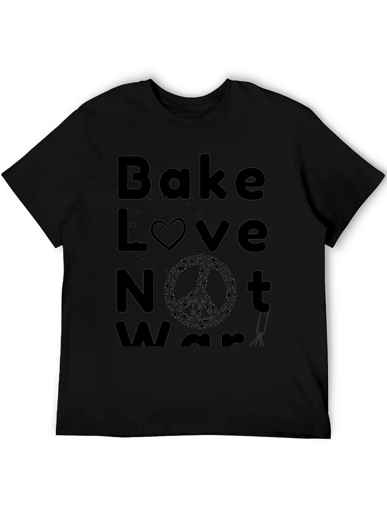 Bake Love Not War Graphic T-Shirt