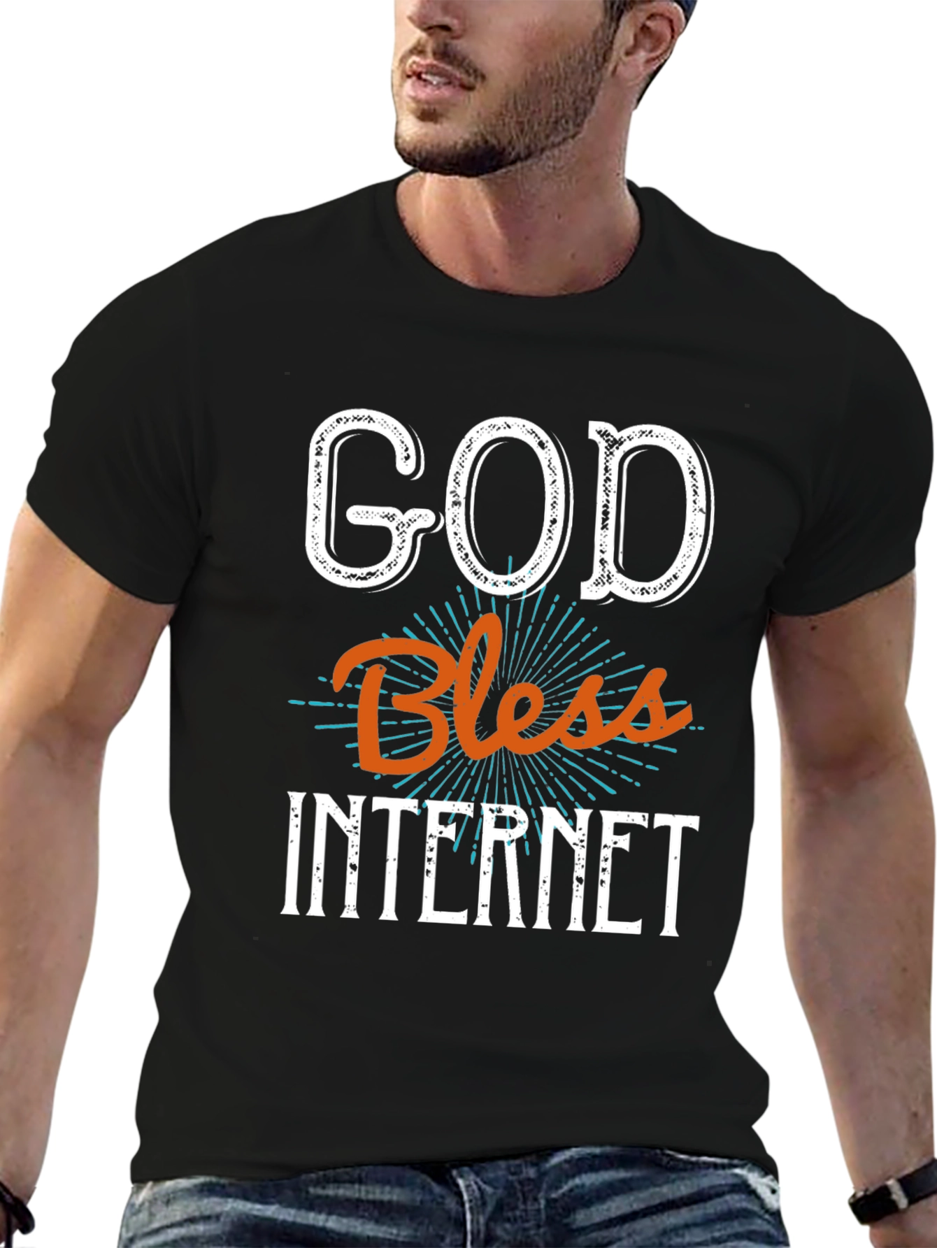 God Bless Internet Graphic Tee
