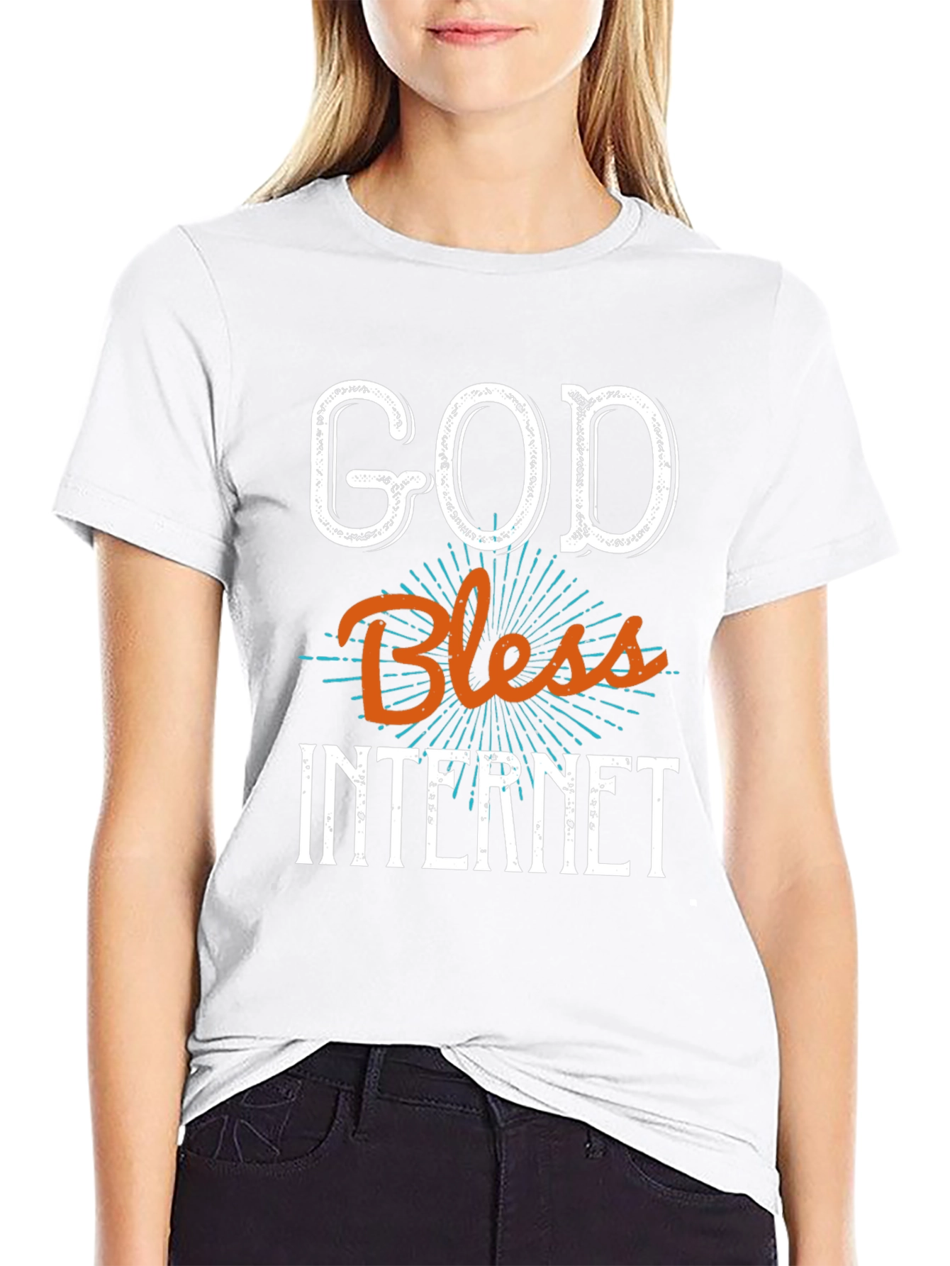 God Bless Internet Graphic Tee